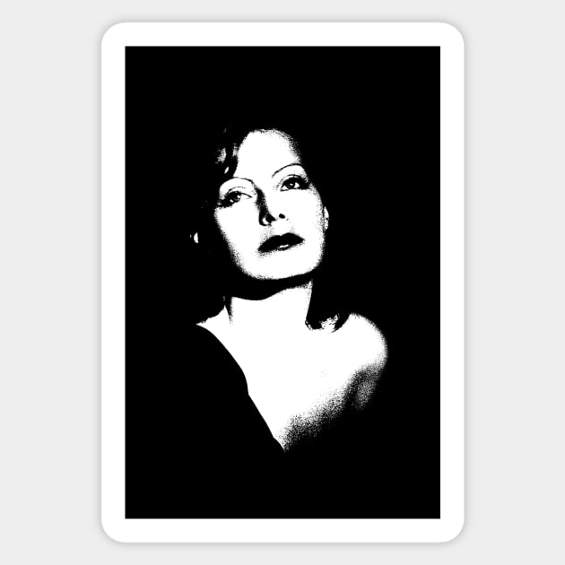 Greta Garbo Sticker by GloopTrekker